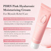 pplying Medicube PDRN Pink Hyaluronic Cream on back of hand - lightweight texture