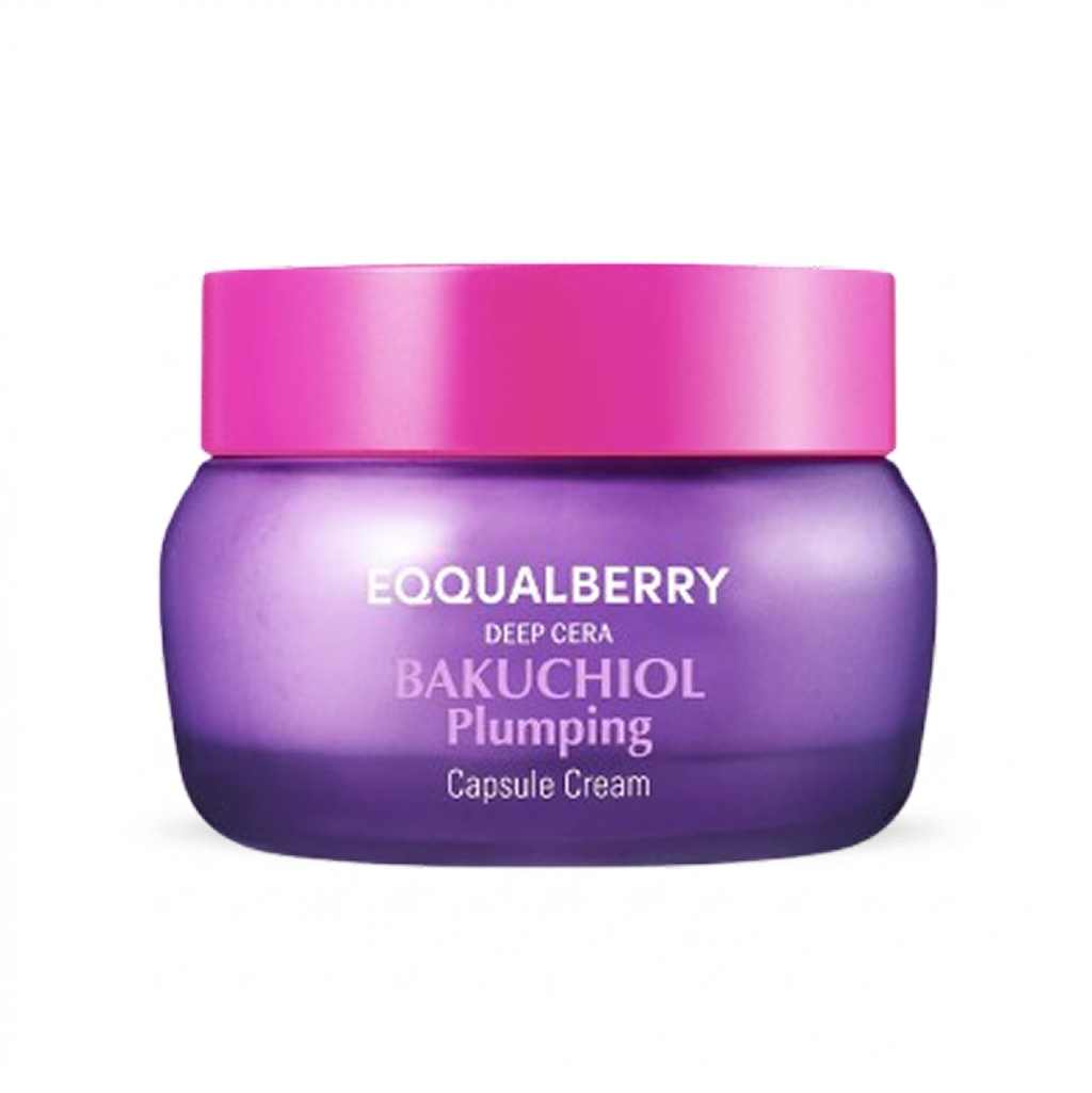 Eqqualberry Bakuchiol Plumping Capsule Cream 50ml - Korean retinol alternative cream