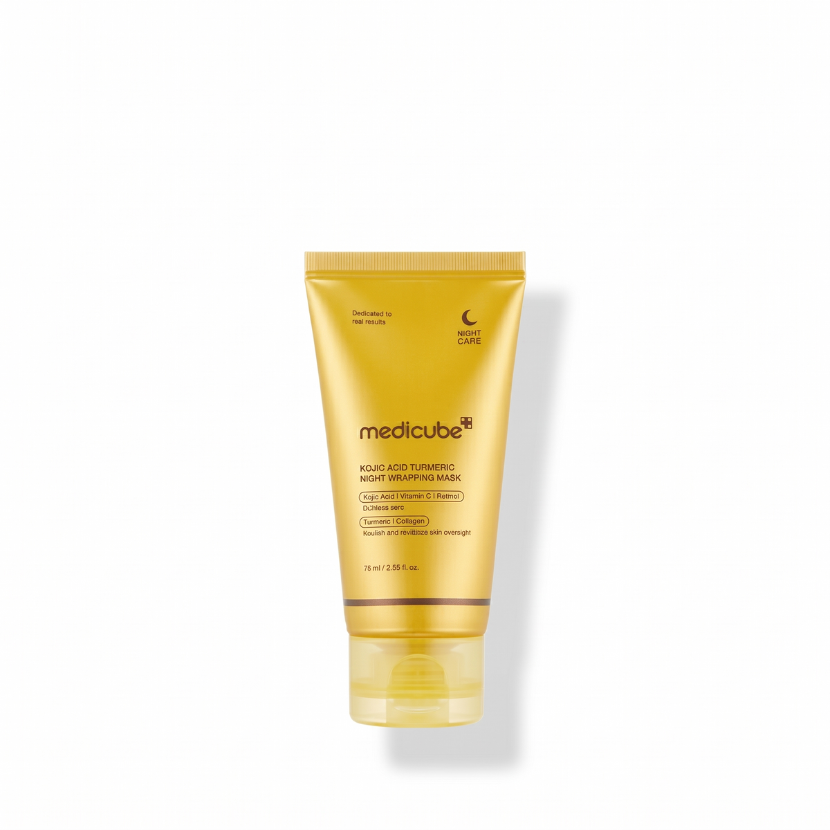 Medicube Kojic Acid Turmeric Night Wrapping Mask 75ml - Korean overnight brightening mask