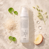 Dr.Althea 345 Relief Cream Mist with rice grains, centella leaves and water droplets