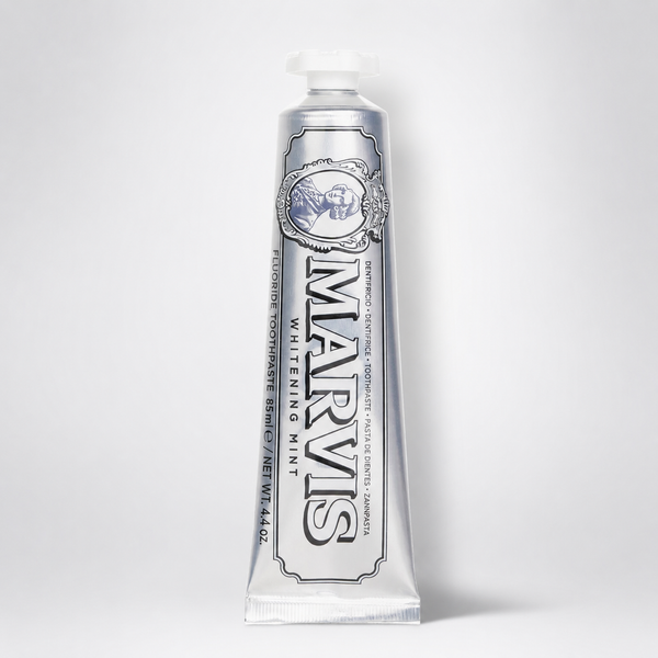 Marvis Whitening Mint Toothpaste 85ml - Italian luxury silver tube