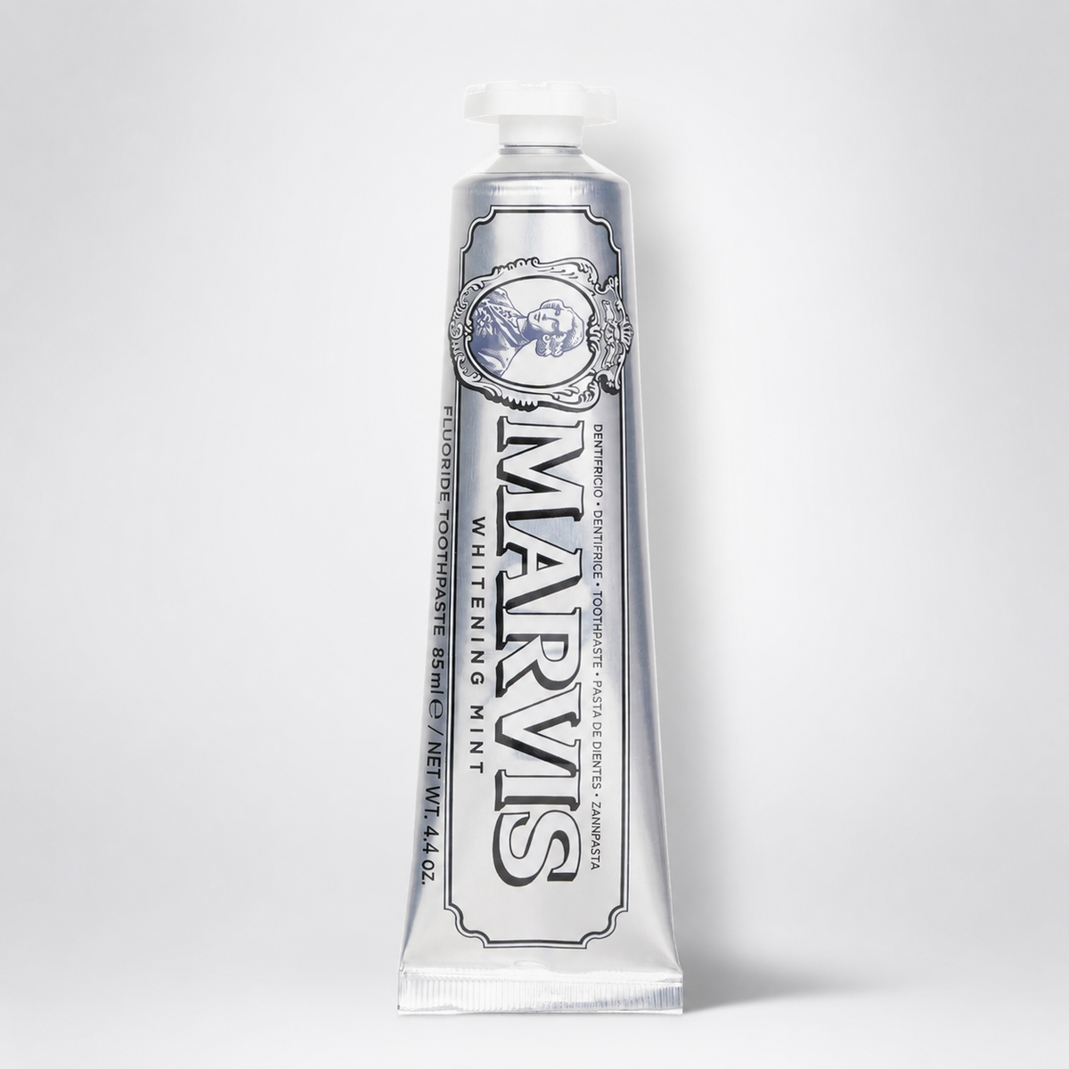 Marvis Whitening Mint Toothpaste 85ml - Italian luxury silver tube
