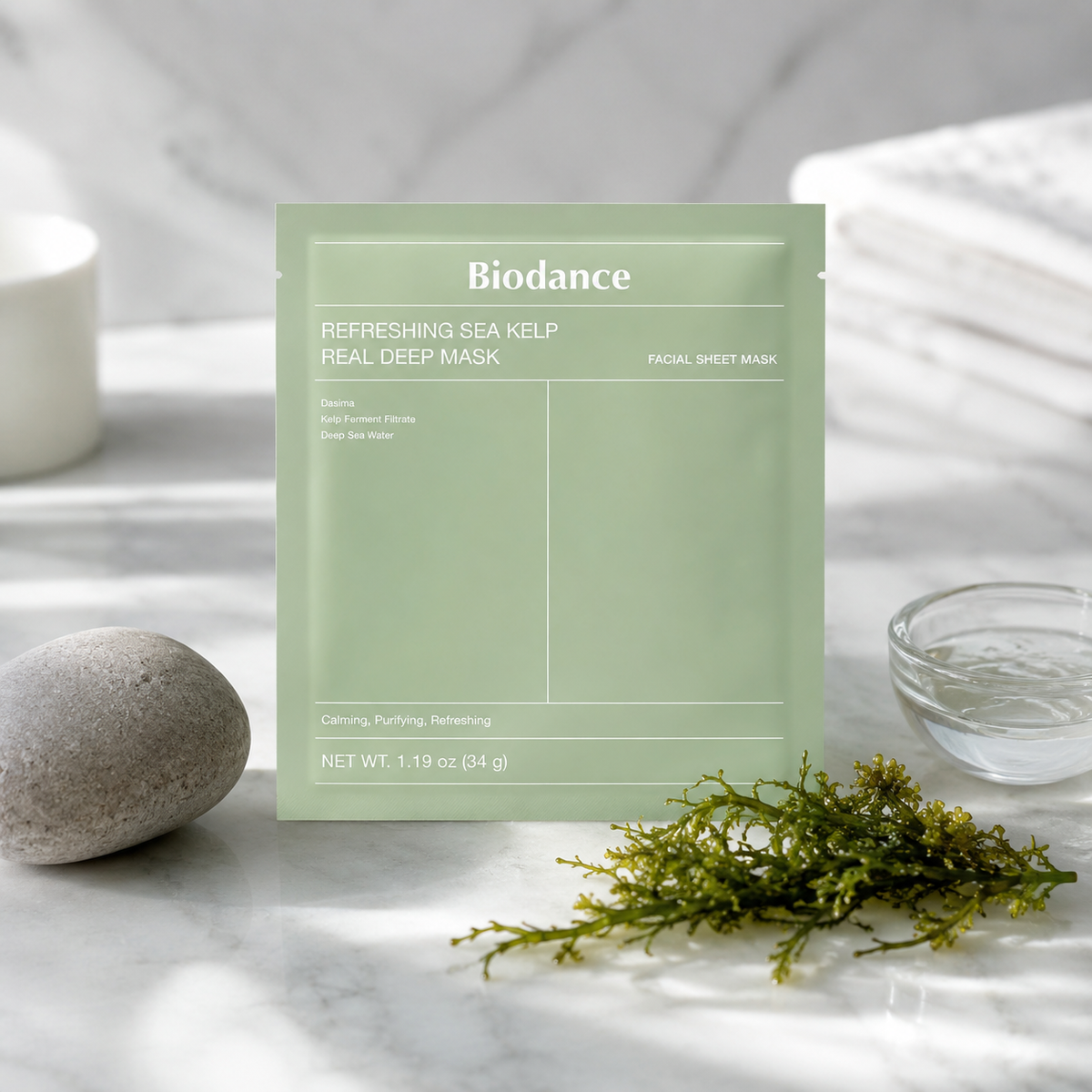 Biodance Sea Kelp Real Deep Mask - ingredients label back view