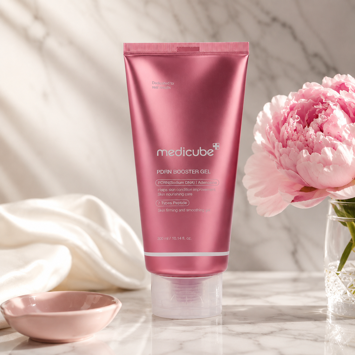 Medicube PDRN Booster Gel with collagen droplets and botanical extracts