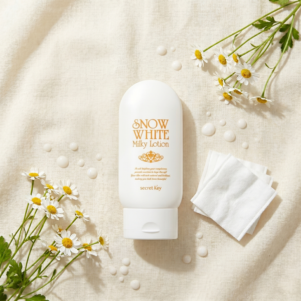 Secret Key Snow White Milky Lotion - ingredients label back view