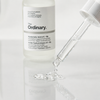 	The Ordinary Hyaluronic Acid 2% + B5 serum clear droplets on glass surface