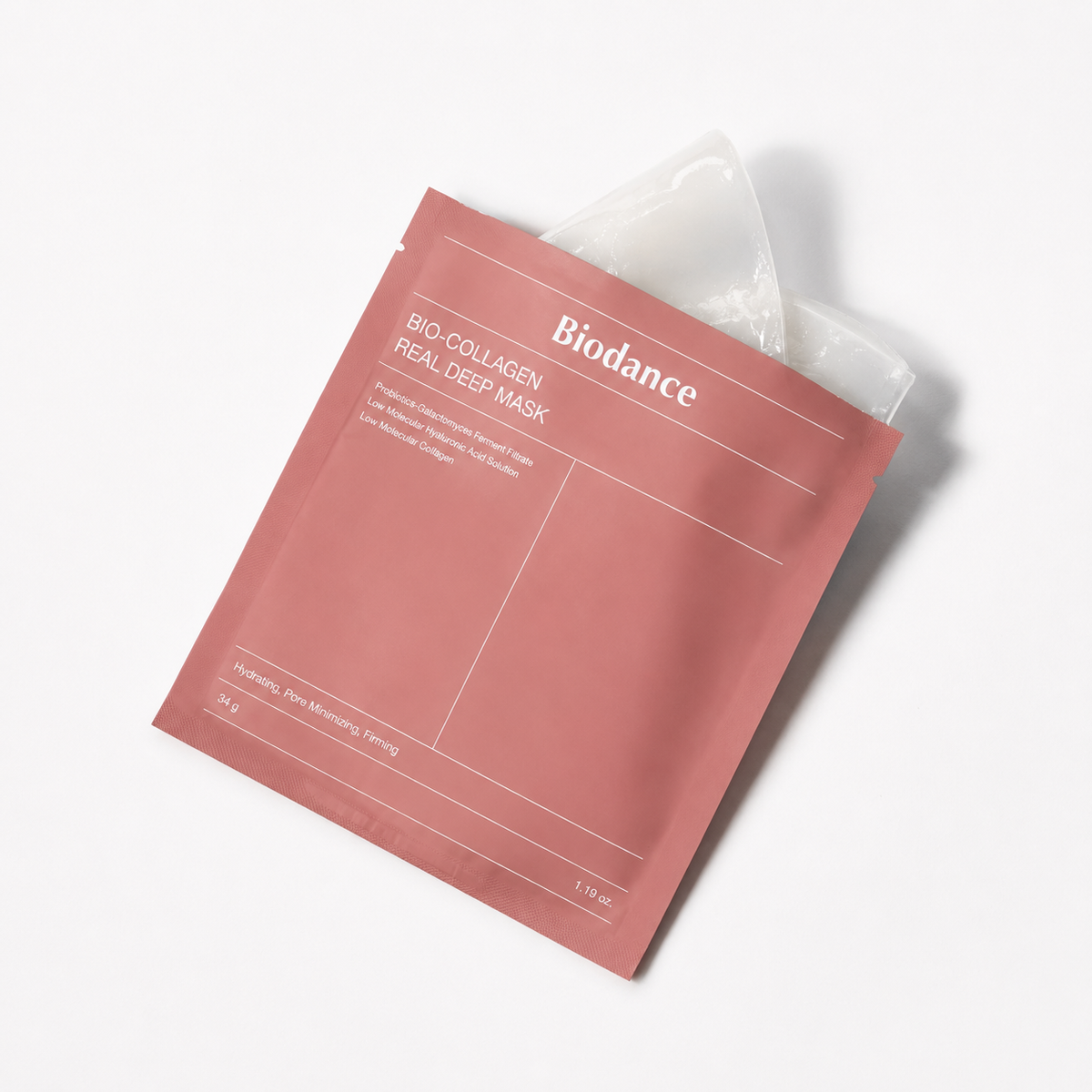 Biodance Bio-Collagen Mask showing jelly texture