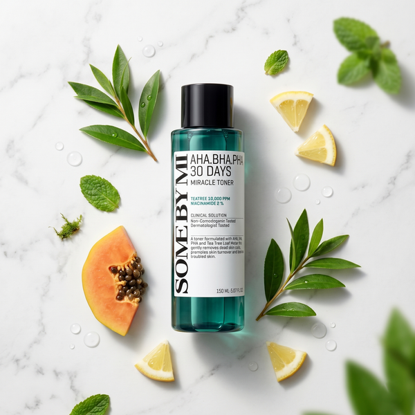 Some By Mi Miracle Toner with tea tree leaves and papaya
