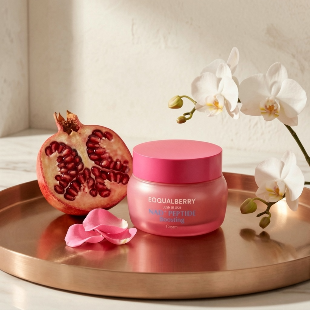 Eqqualberry Lush Blush NAD+ Peptide Boosting Cream 50ml
